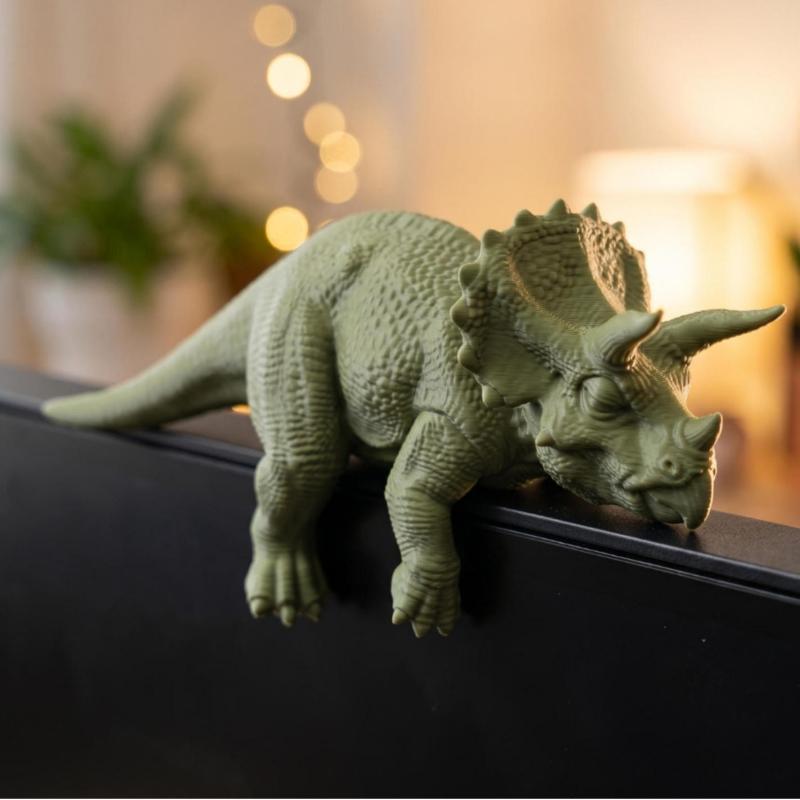 Desk Setup Gift Ideas - Uyuyan Tyrannosaurus Rex Monitör Süsü Sevimli