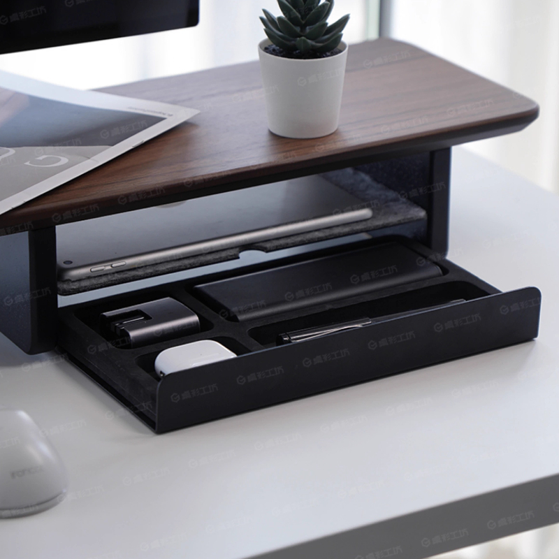 Setup Desk Monitor - Monitör Standı Yükseltici Depolama Çekmeceleri Ofis