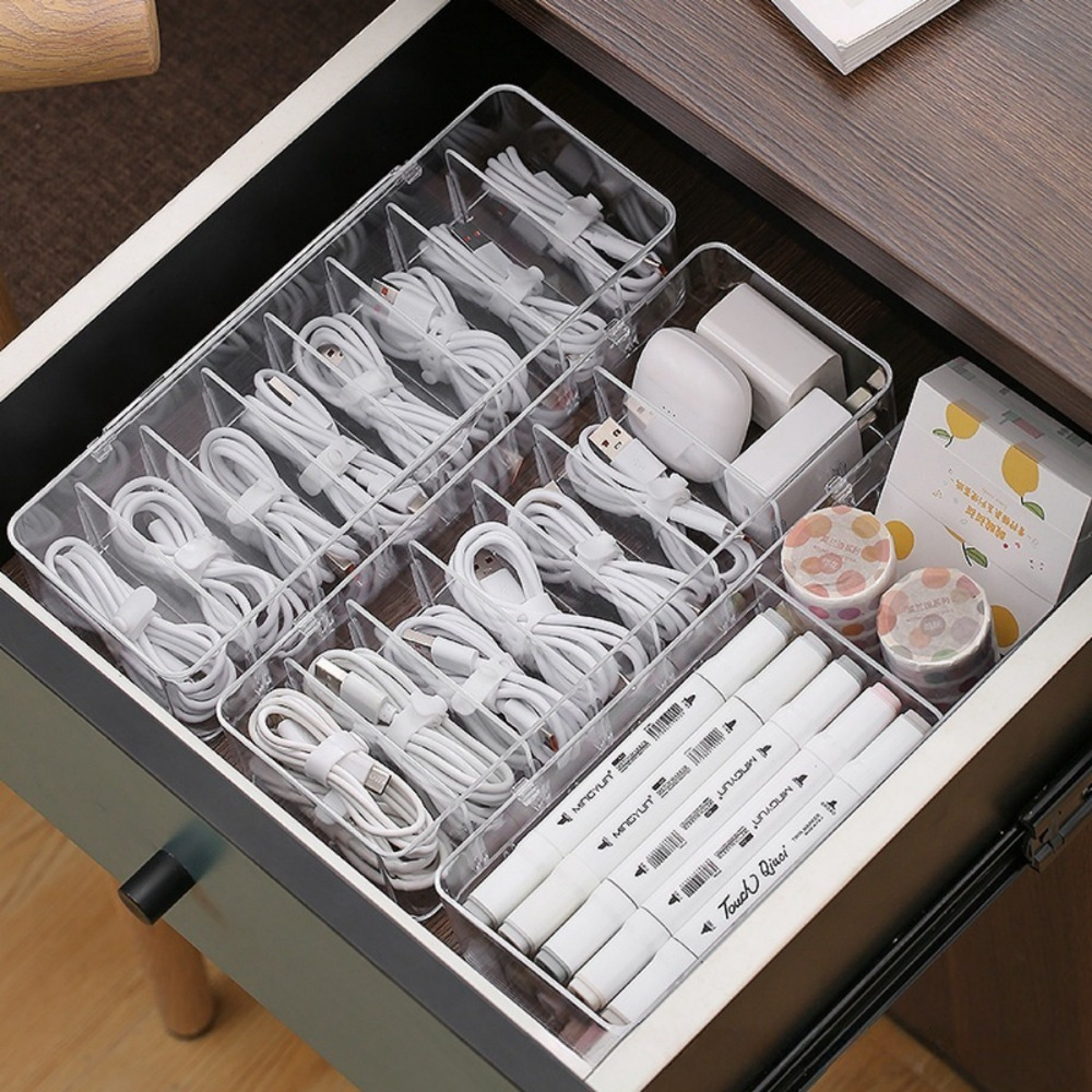 Desk Drawer Unit - Çok Fonksiyonlu Kablo Düzenleyici, Şarj Cihazları,