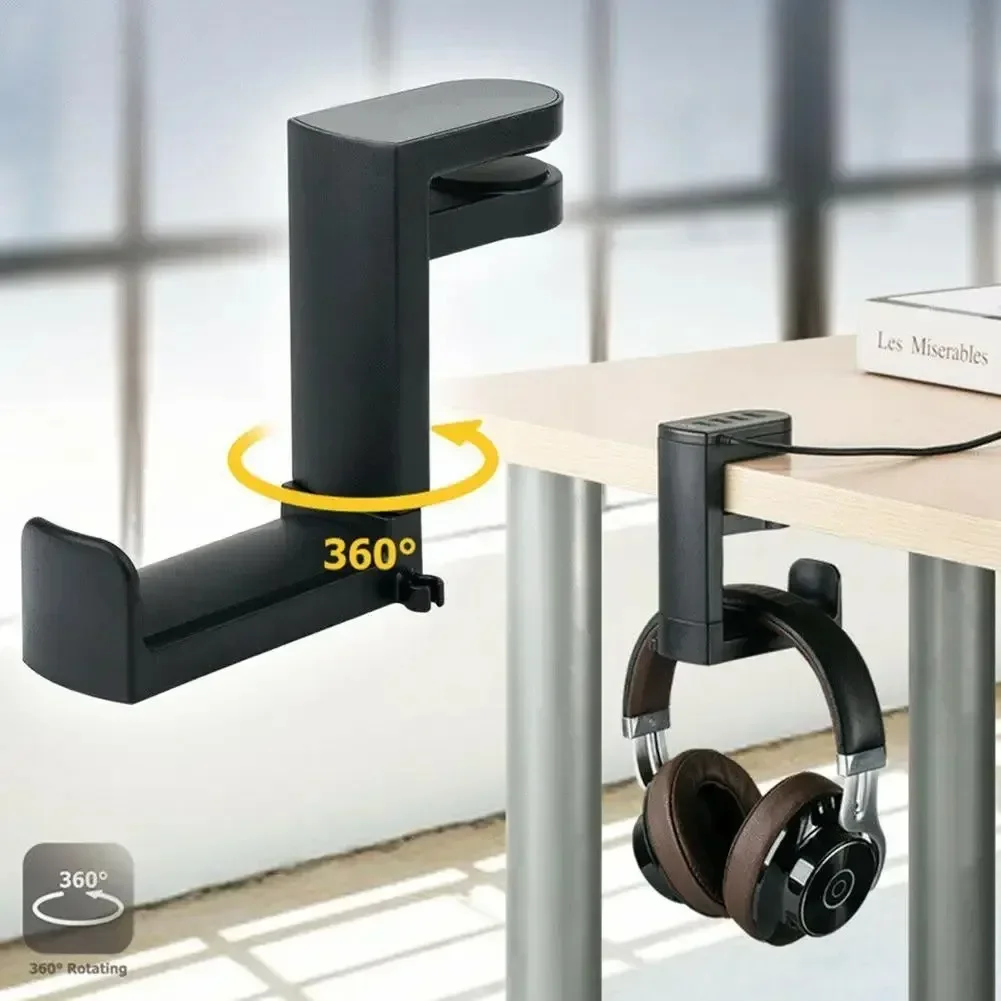 Desk Setup Gaming - Hiçbir Punch Kulaklık Kanca Klip Tutucu