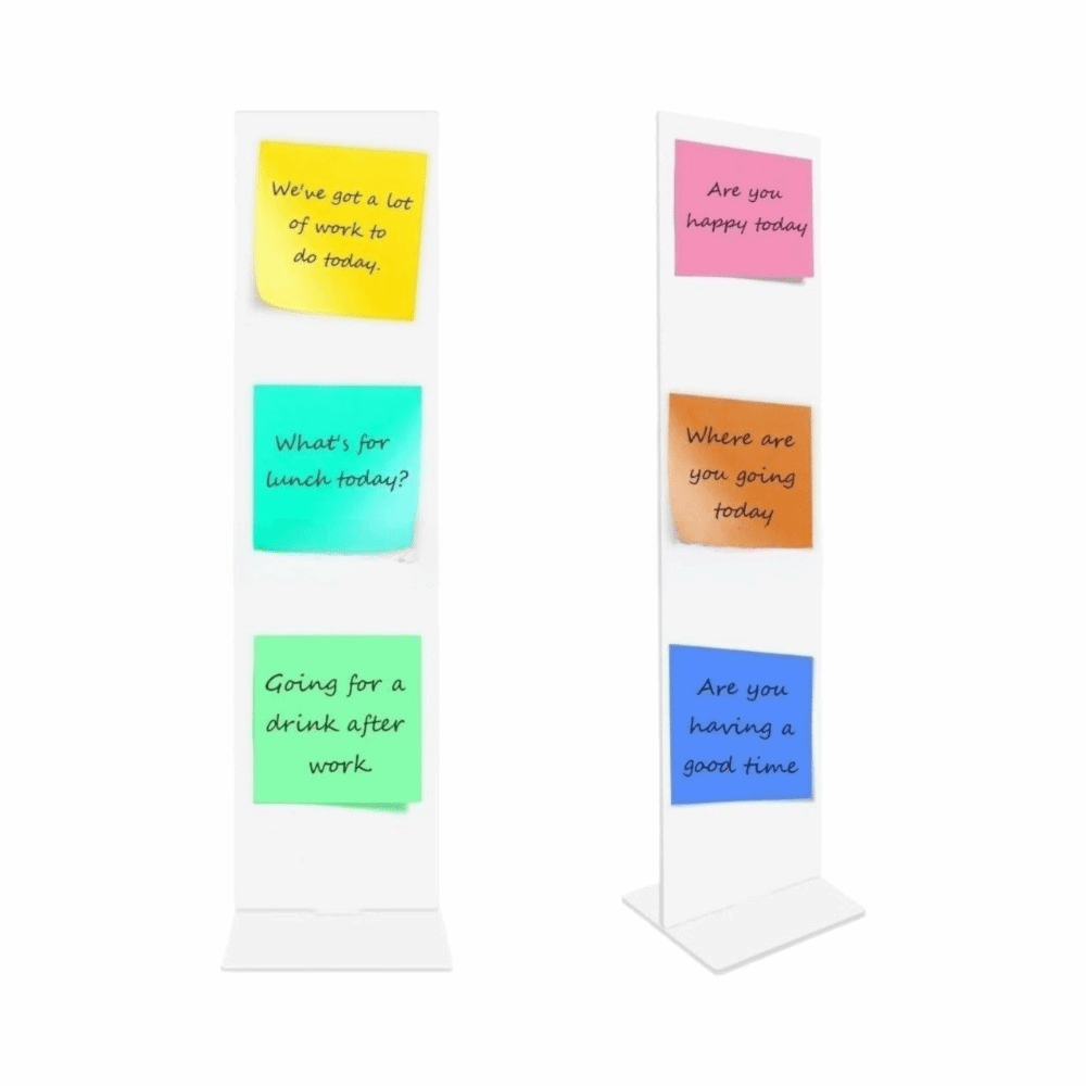 Sticky Memo Holder - Akrilik Not Mesaj Panosu Şeffaf Çıkarılabilir
