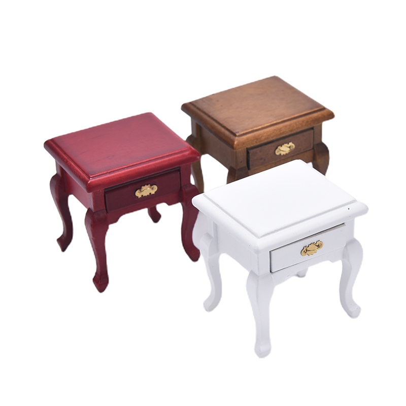 Desk Drawer Unit - Dollhouse Minyatür Mobilya Ahşap Komodin Çekmeceli