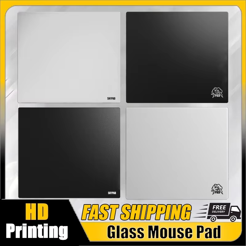 Desk Setup Black - Cam Oyun Mouse Pad'i Skypad SORA