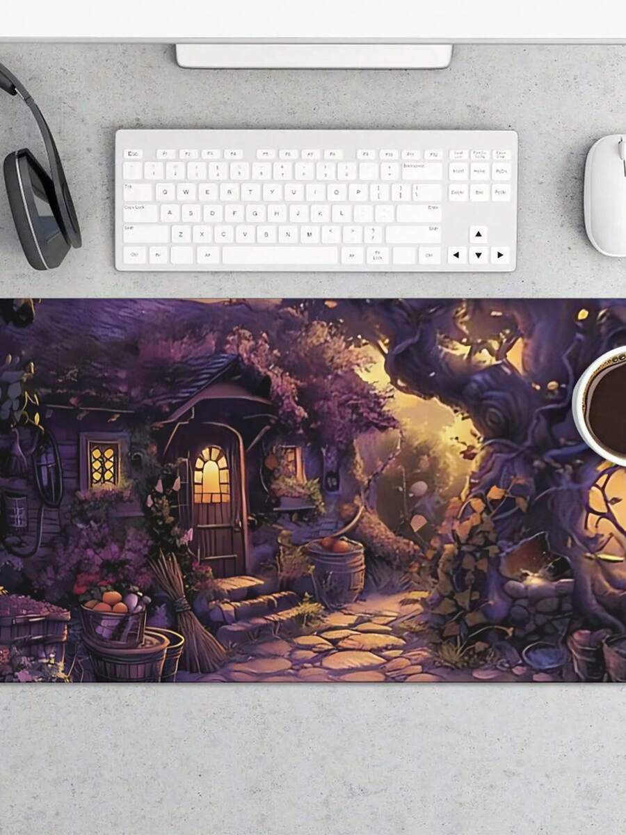 Work Desk Home Setup - Fantezi Kulübe Tasarımlı Büyük Oyun Mouse