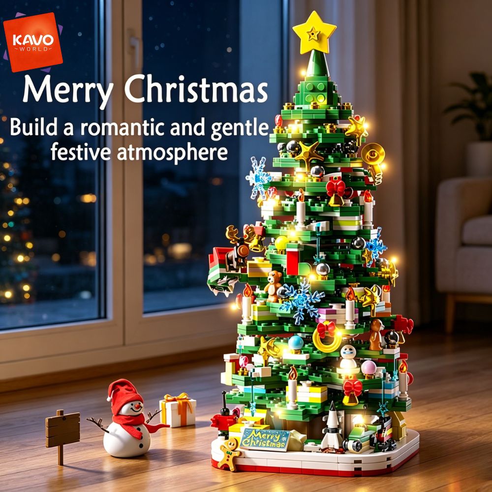 Desk Setup Gift Ideas - KAVOWORLD 1024 Parça Noel Ağacı Yapım