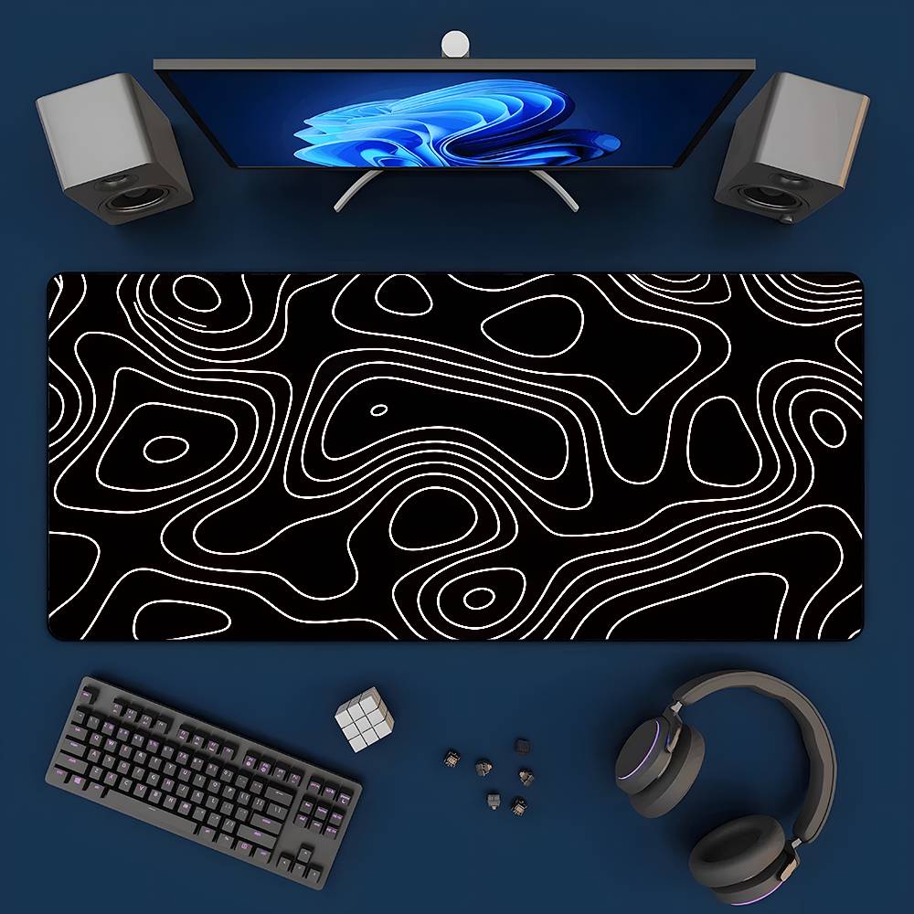 XXL Masa Örtüsü Siyah Beyaz St - Desk Setup Black incelemesi ve fiyatı