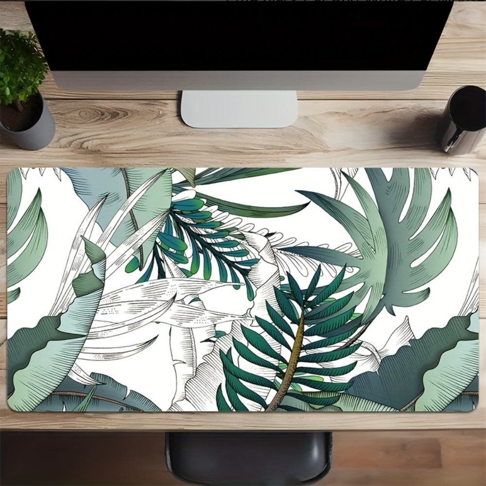 Tropikal bitki deseni, kaymaz  - Desk Setup With Plants incelemesi ve fiyatı