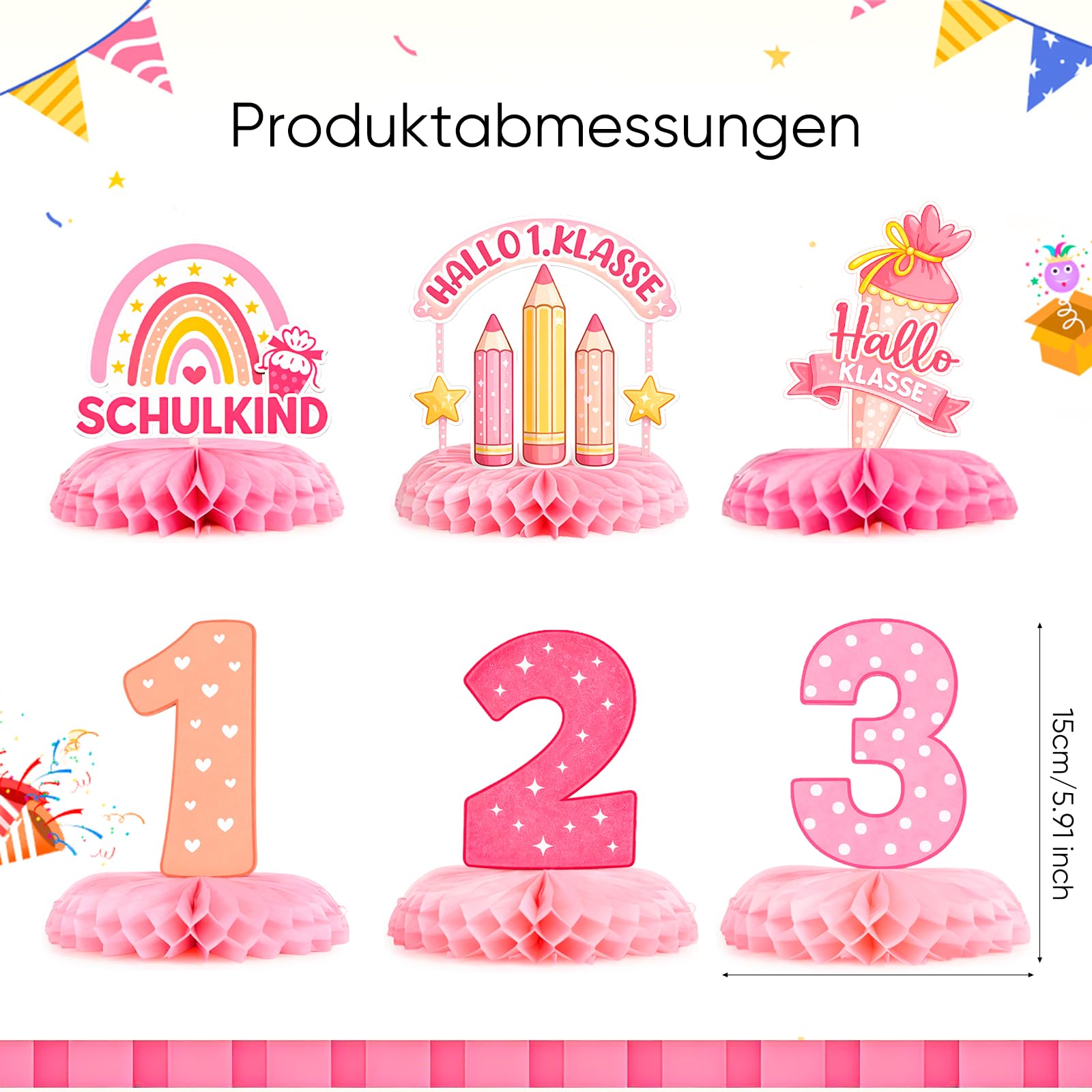 6 adet pembe gökkuşağı Schulki - Desk Setup Girl incelemesi ve fiyatı