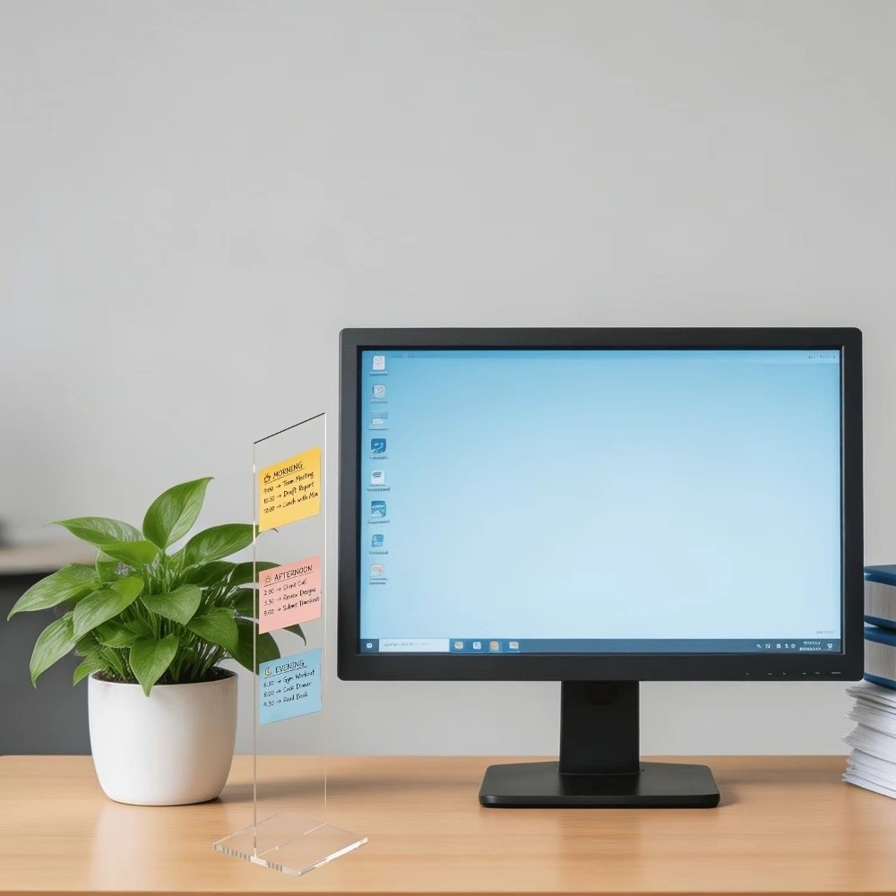 Akrilik Not Mesaj Panosu Ayrıl - Sticky Memo Holder incelemesi ve fiyatı