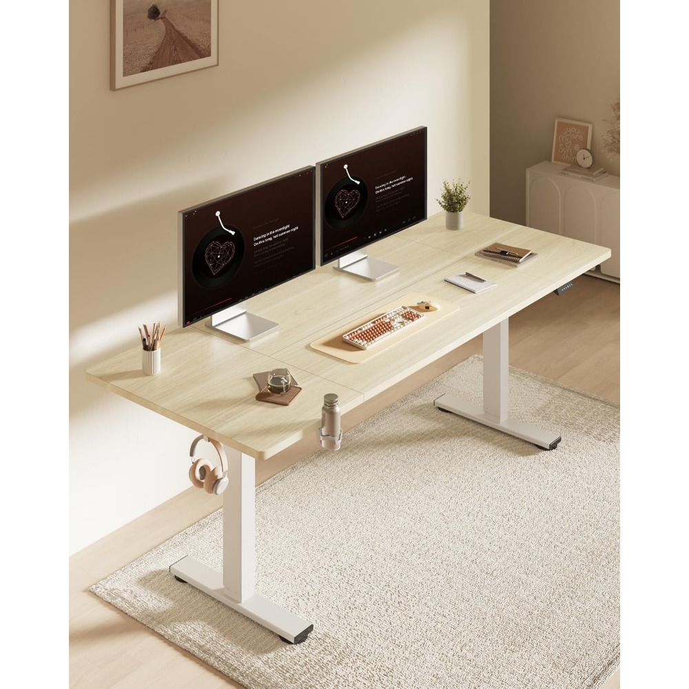 FLEXISPOT 63x32 İnç Elektrikli - Setup Desk Monitor incelemesi ve fiyatı