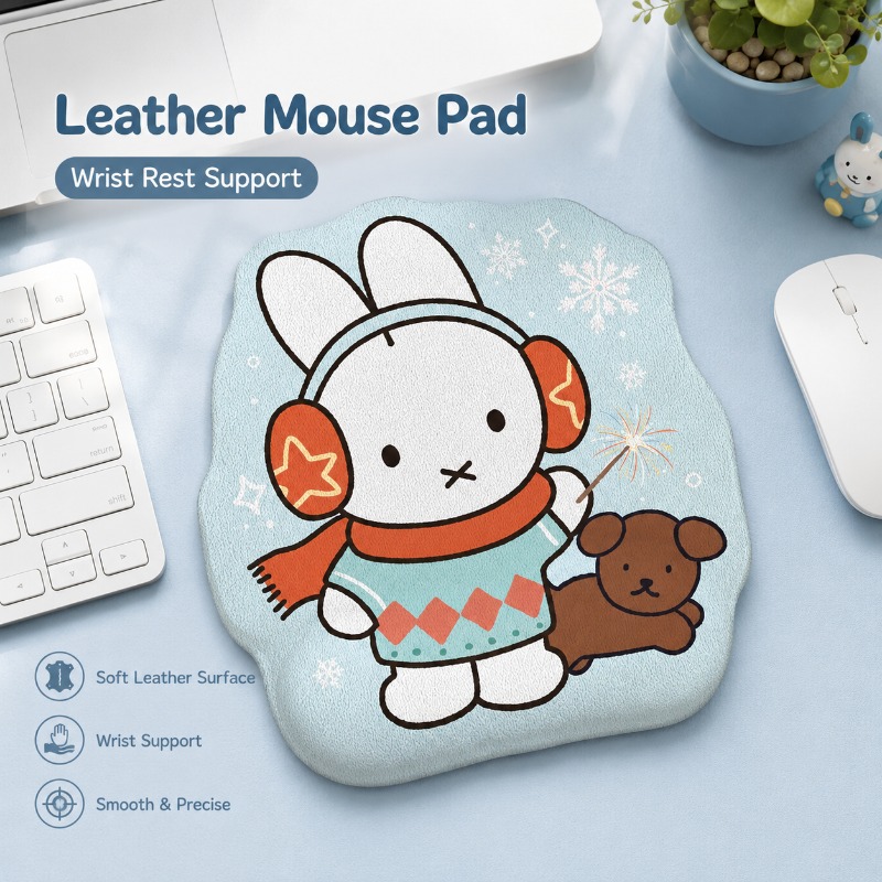Anime Miffy Deri Mouse Pad, Bi - Desk Setup For Office incelemesi ve fiyatı