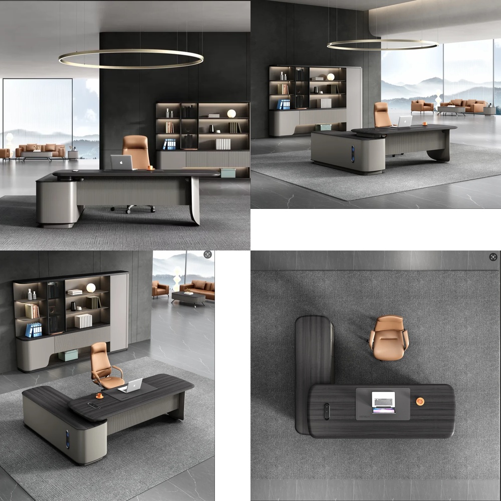 Modern Lüks Yönetici Tipi L Şe - Work Desk Home Setup incelemesi ve fiyatı