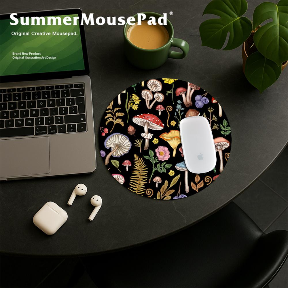Yuvarlak Orman Bitki Mouse Pad - Desk Setup With Plants incelemesi ve fiyatı