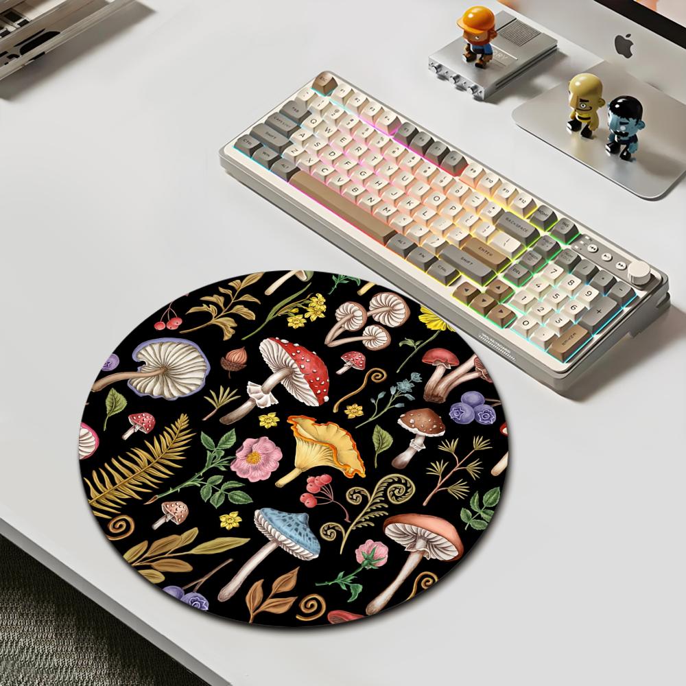 Yuvarlak Orman Bitki Mouse Pad - Desk Setup With Plants incelemesi ve fiyatı