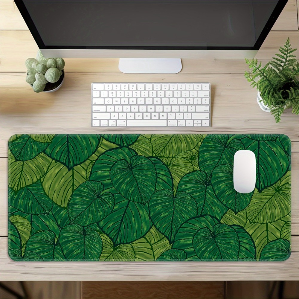 Tropikal yeşil yapraklı genişl - Desk Setup With Plants incelemesi ve fiyatı
