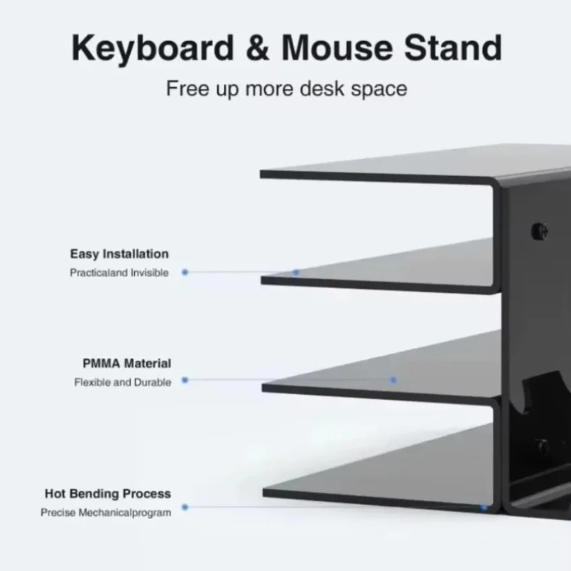 Klavye Standı 3 Katmanlı Akril - Desk Setup Gaming incelemesi ve fiyatı