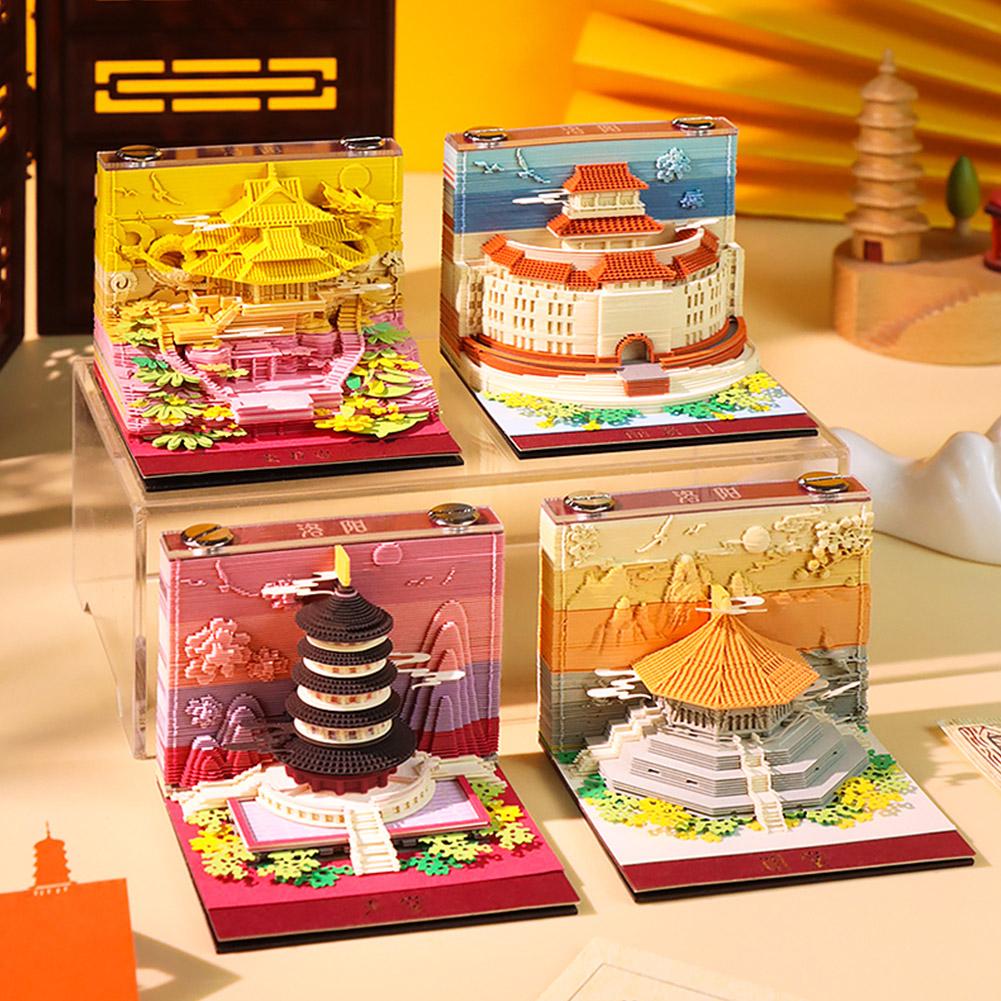 3D Not Defteri Antik Mimari Ka - Sticky Memo Holder incelemesi ve fiyatı