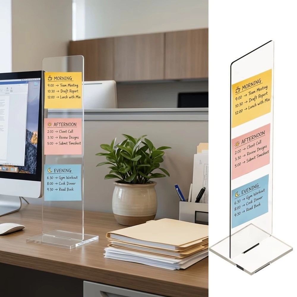 Akrilik Not Panosu Çıkarılabil - Sticky Memo Holder incelemesi ve fiyatı