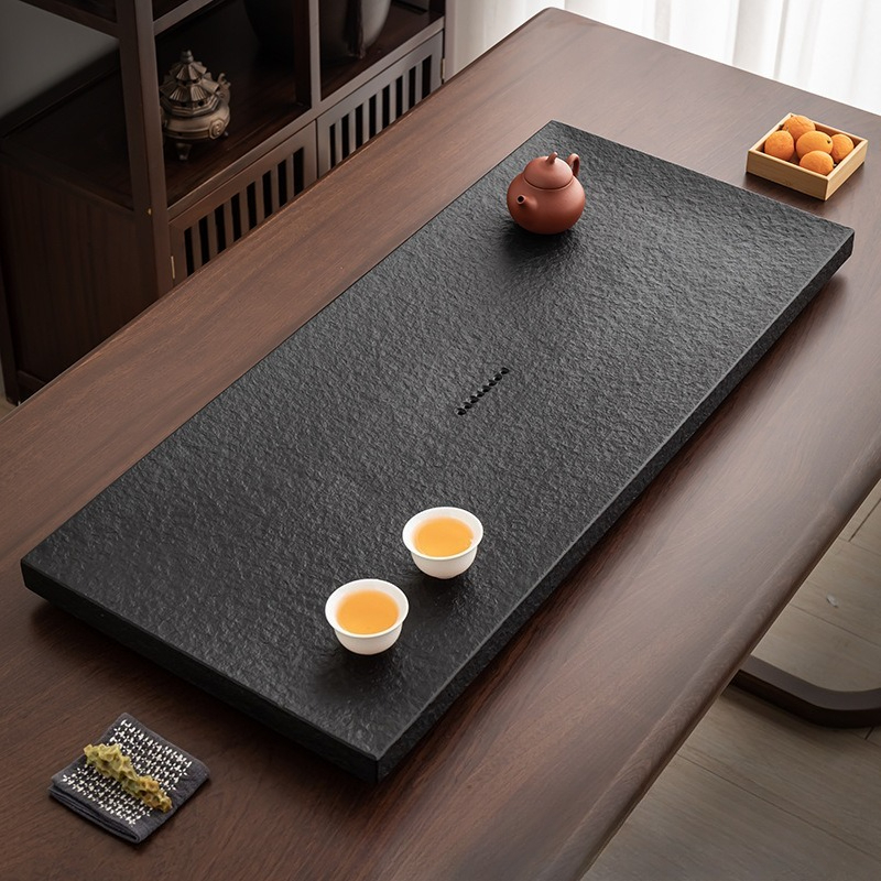 Doğal Siyah Taş Çay Tepsisi, O - Desk Setup Black incelemesi ve fiyatı