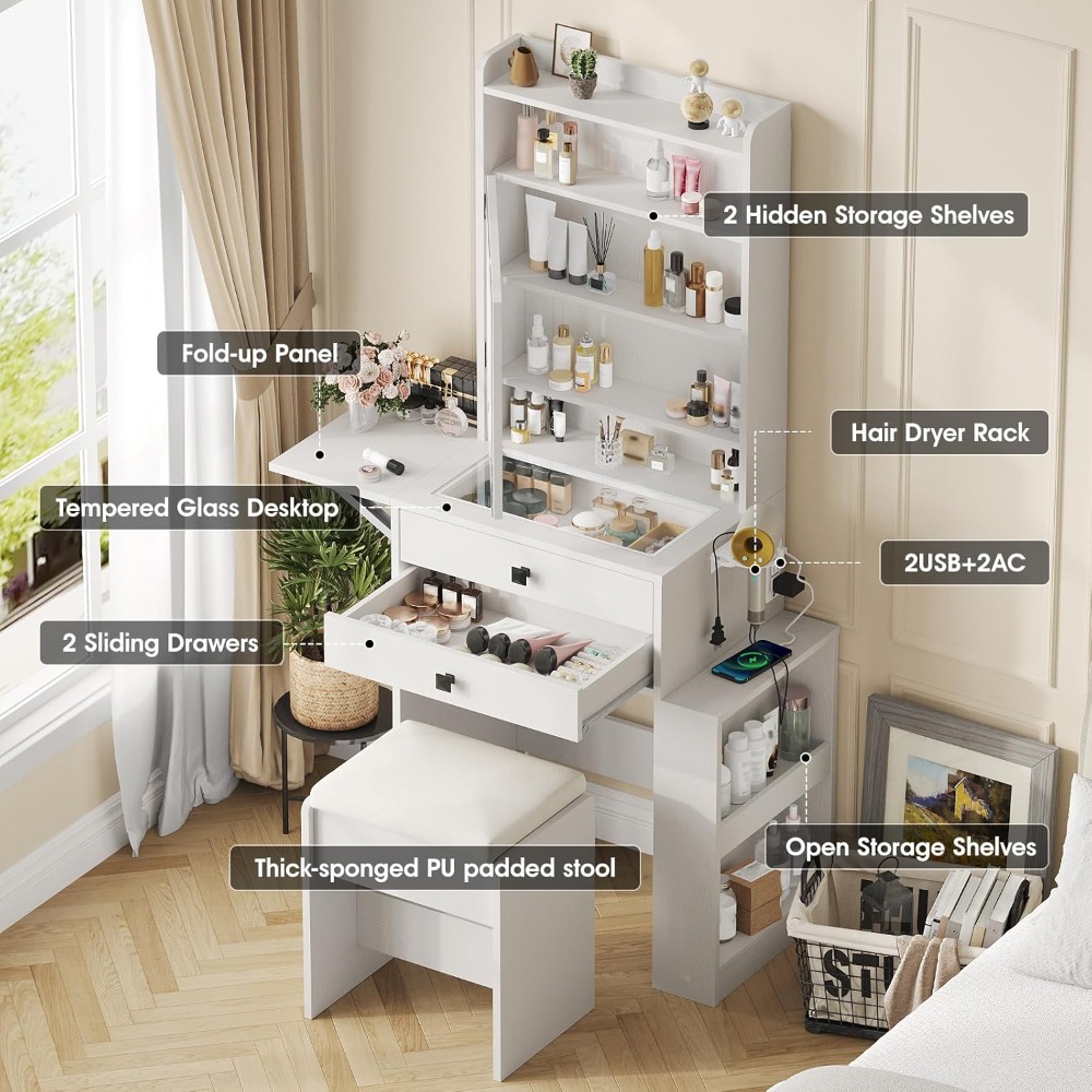 3 Ayarlanabilir Işıklı Aynalı  - Desk Setup Small incelemesi ve fiyatı