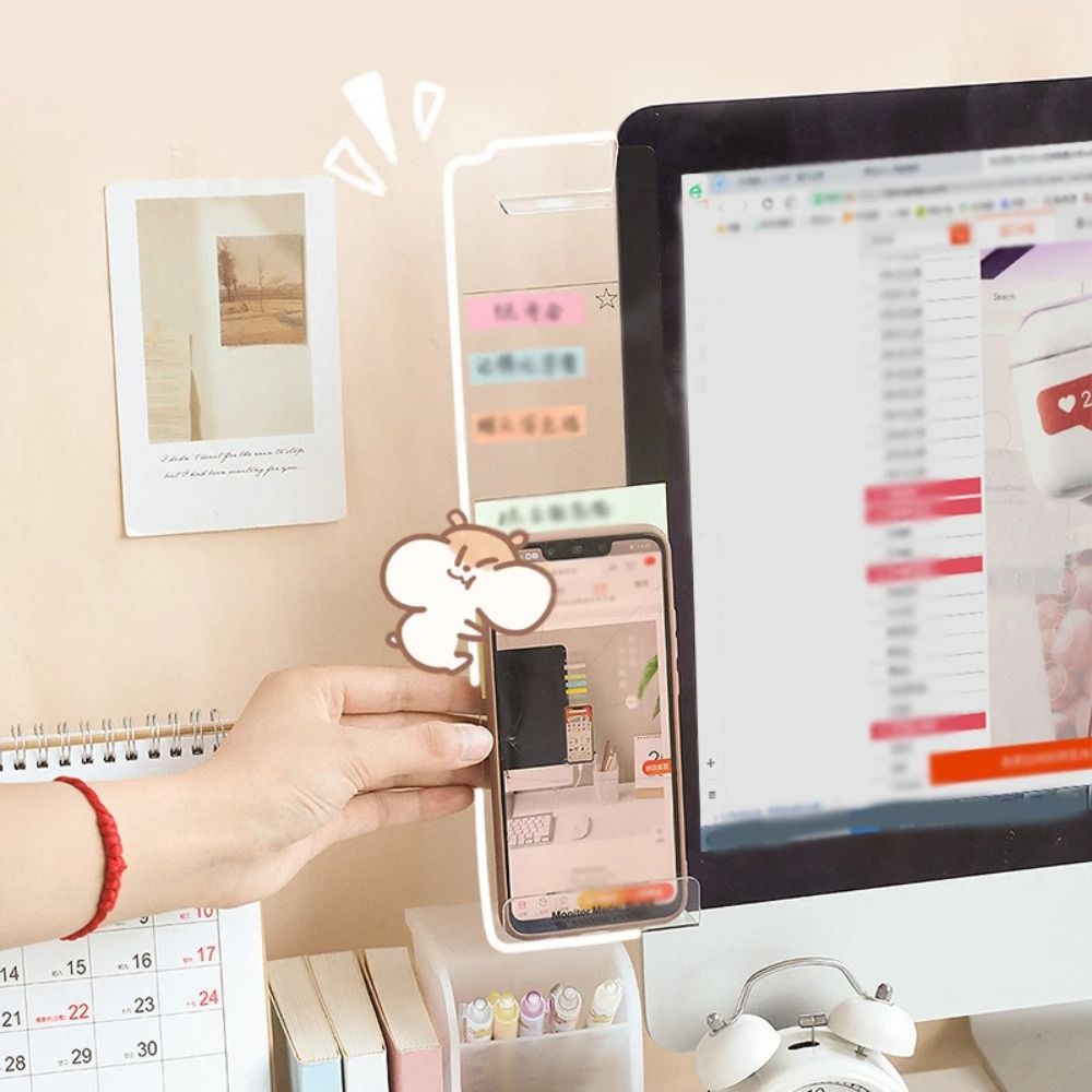 Şeffaf Monitör Not Panosu Çok  - Sticky Memo Holder incelemesi ve fiyatı