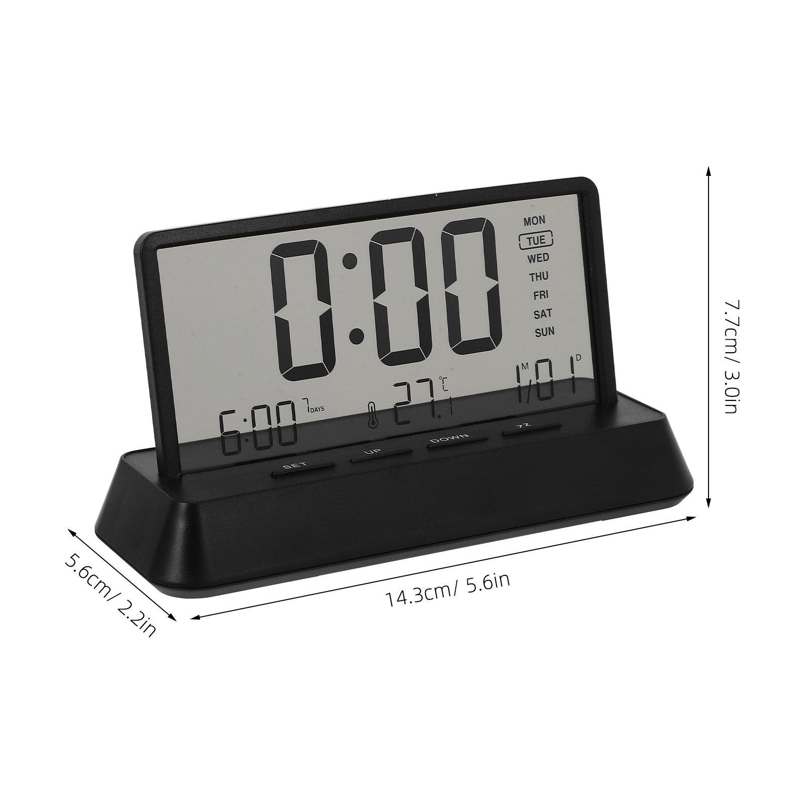 Dijital Çalar Saat Küçük Kompa - Desk Setup For Office incelemesi ve fiyatı