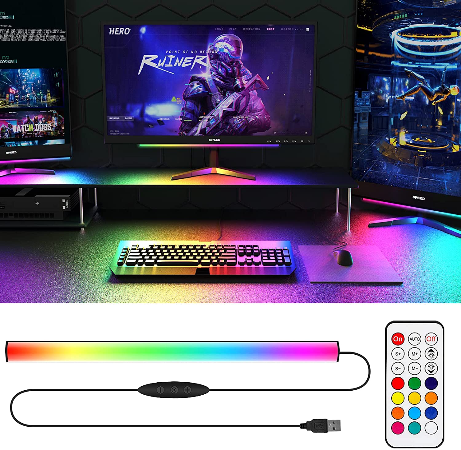 Monitör Altında Işık Çubuğu RG - Setup Desk Monitor incelemesi ve fiyatı