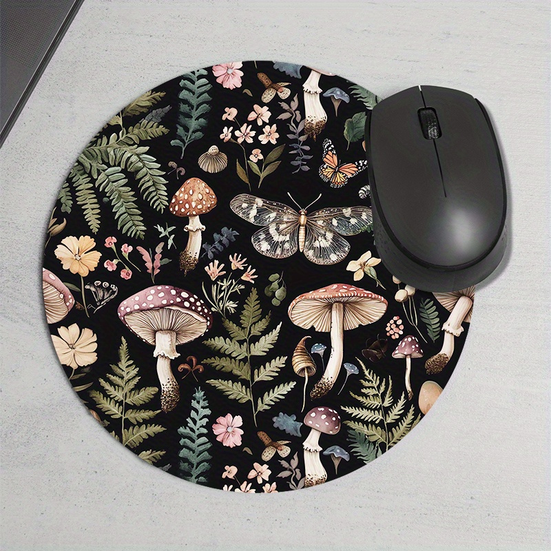 Yuvarlak Orman Bitki Mouse Pad - Desk Setup For Office incelemesi ve fiyatı