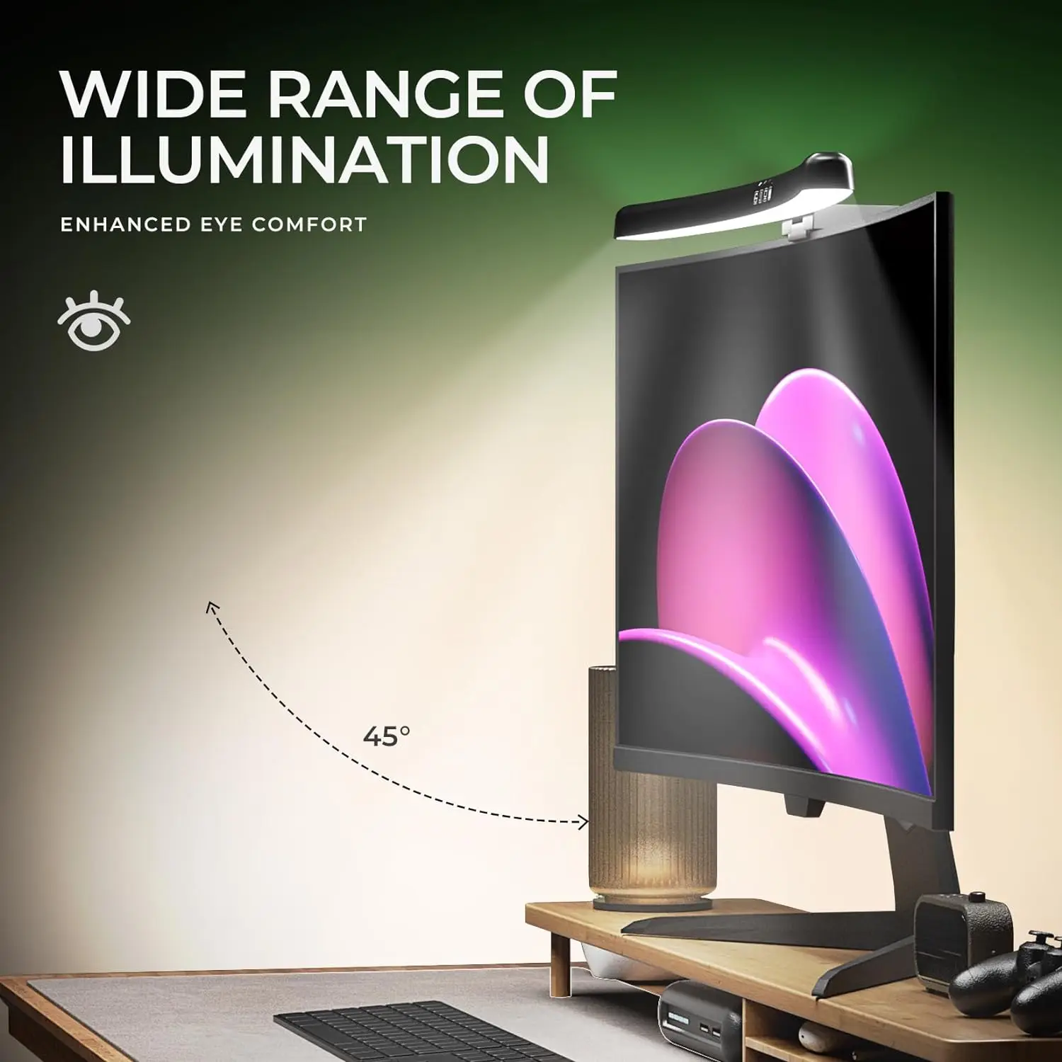 Bilgisayar Monitörü Işık Çubuğ - Desk Setup Gaming incelemesi ve fiyatı